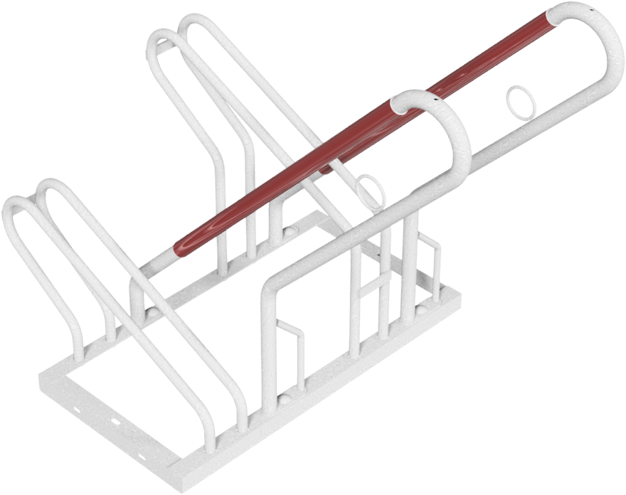 Fahrradständer mit Anlehenbügel 2 Einstellplätze