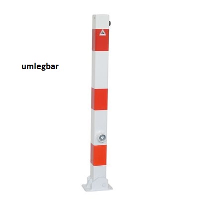 Sperrpfosten VKT 70x70 mm umlegbar