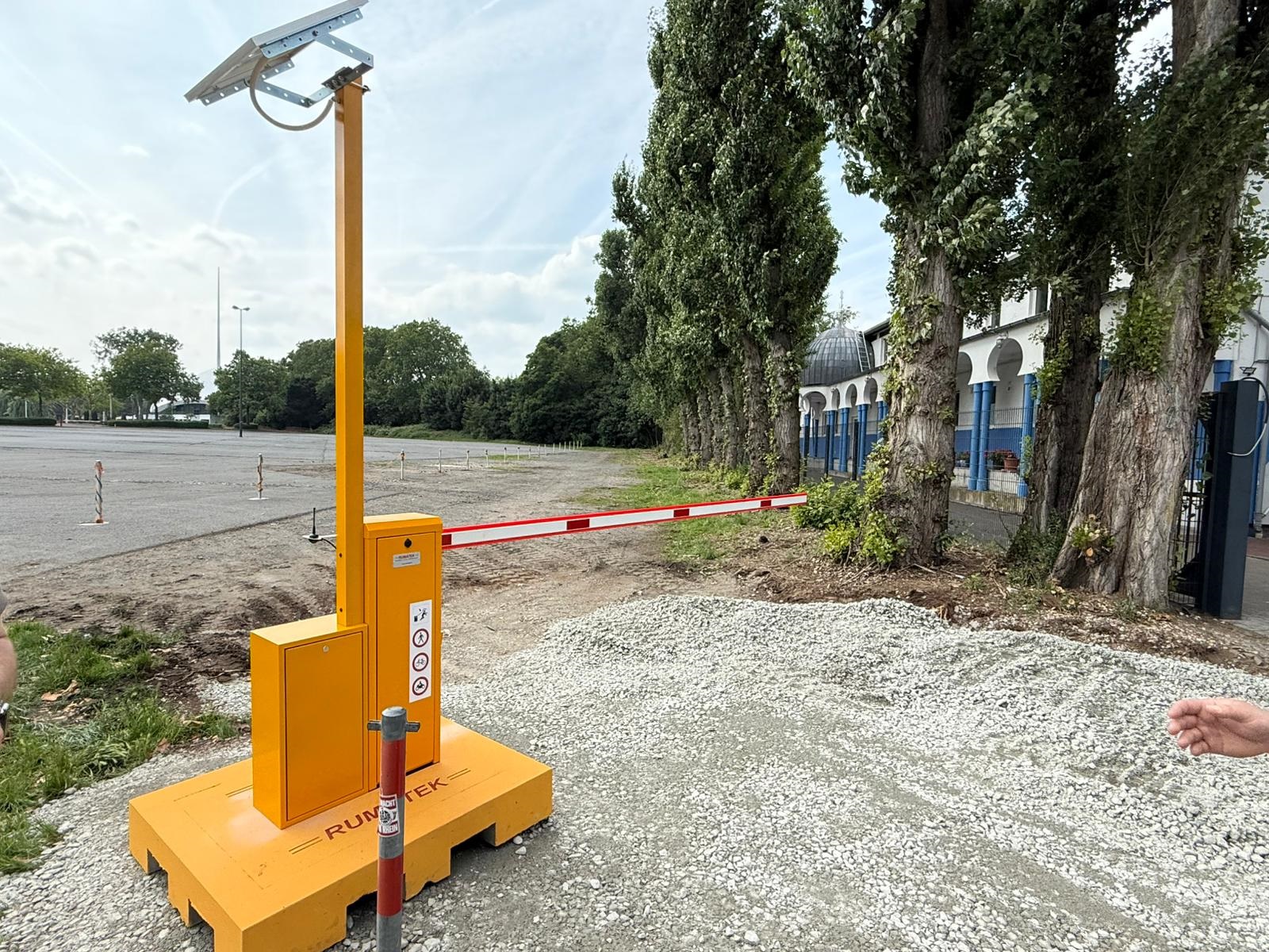 Mobile Schranke Modell VS Sperrbreite 4-6 m