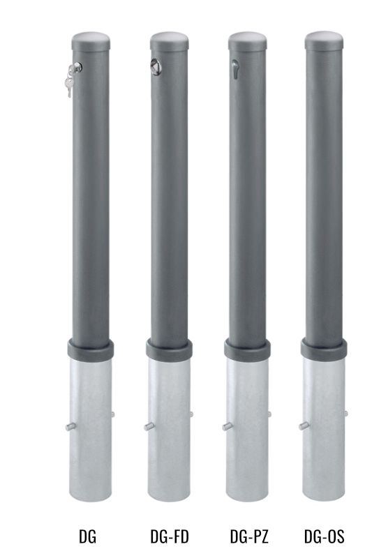 Absperrpfosten DMR 102 mm, sehr massive Ausführung !