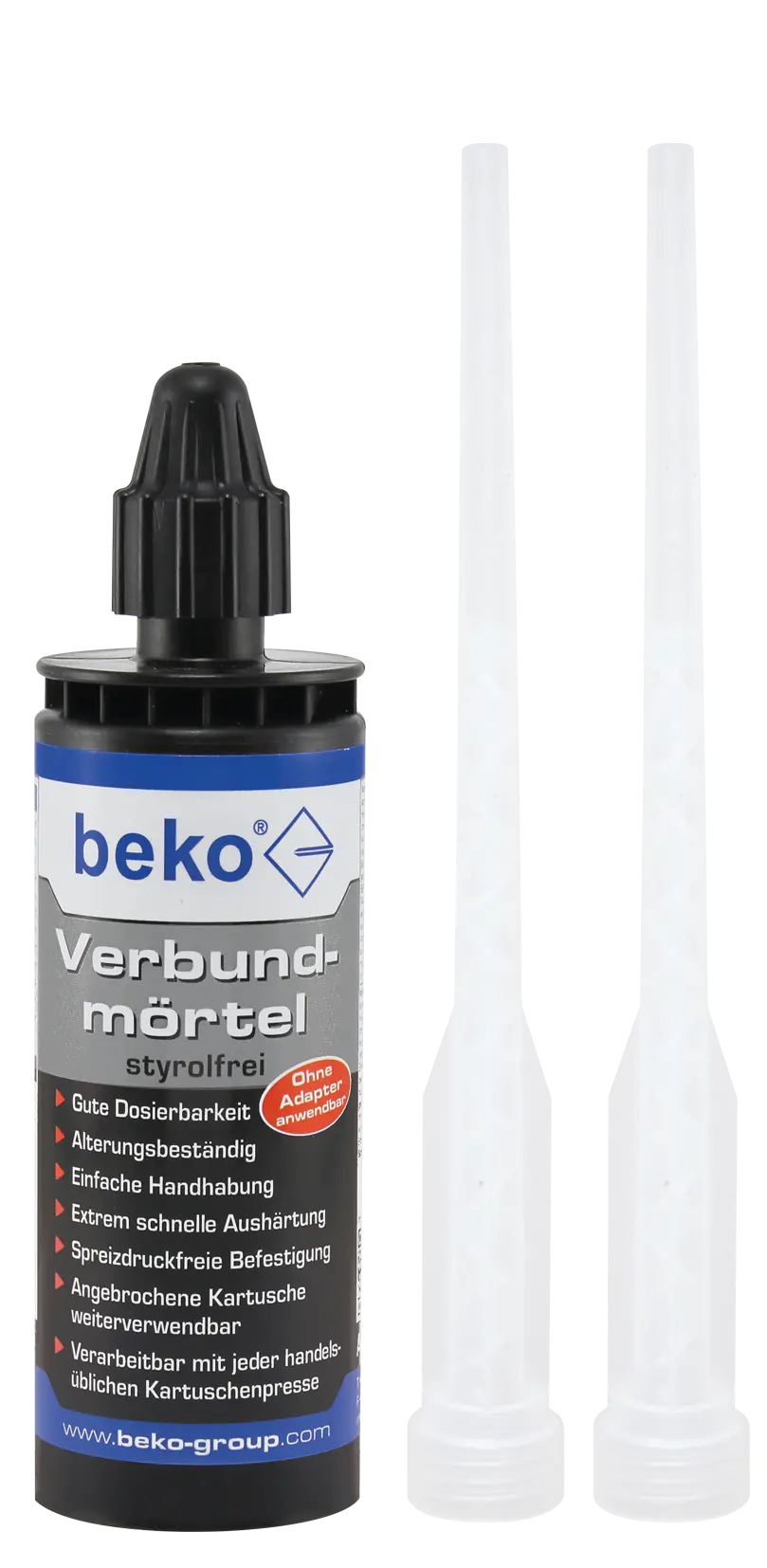 beko Verbundmörtel 165 ml, inkl. 1 Zwangsmischer
