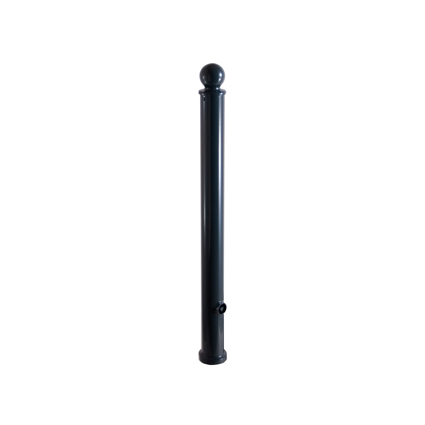 Stilpfosten DMR.76 mm, mit Kugelkopf, herausnehmbar