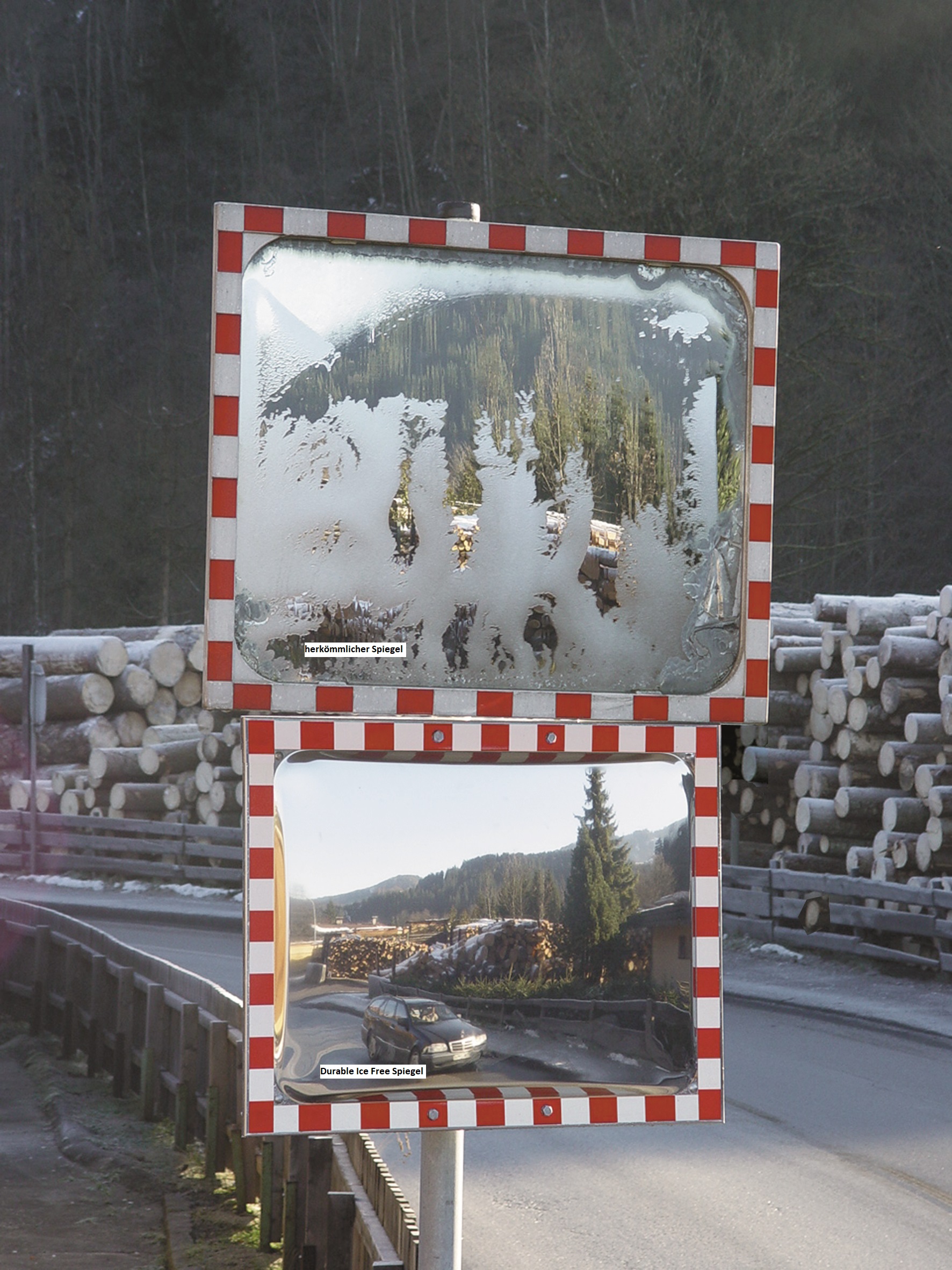 DURABEL IceFree PRO Verkehrsspiegel