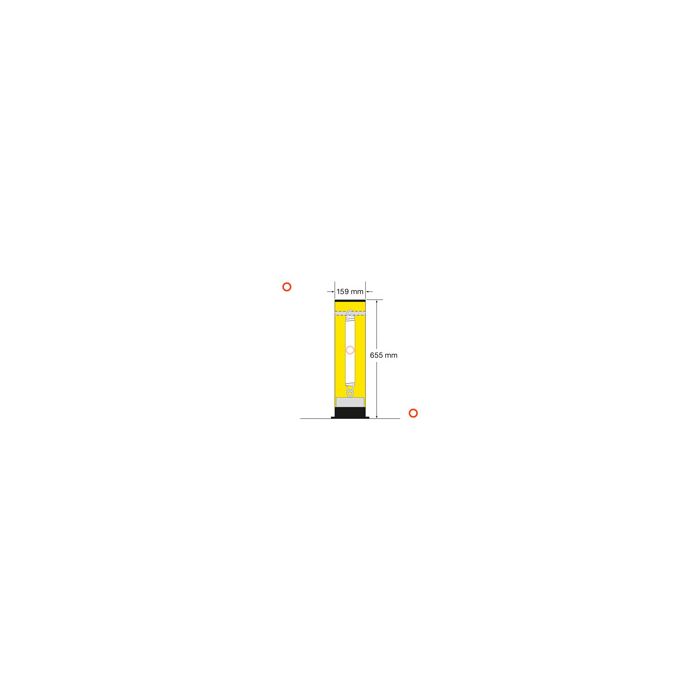 Rammschutz-Poller SWING DMR.159 x 4,5mm