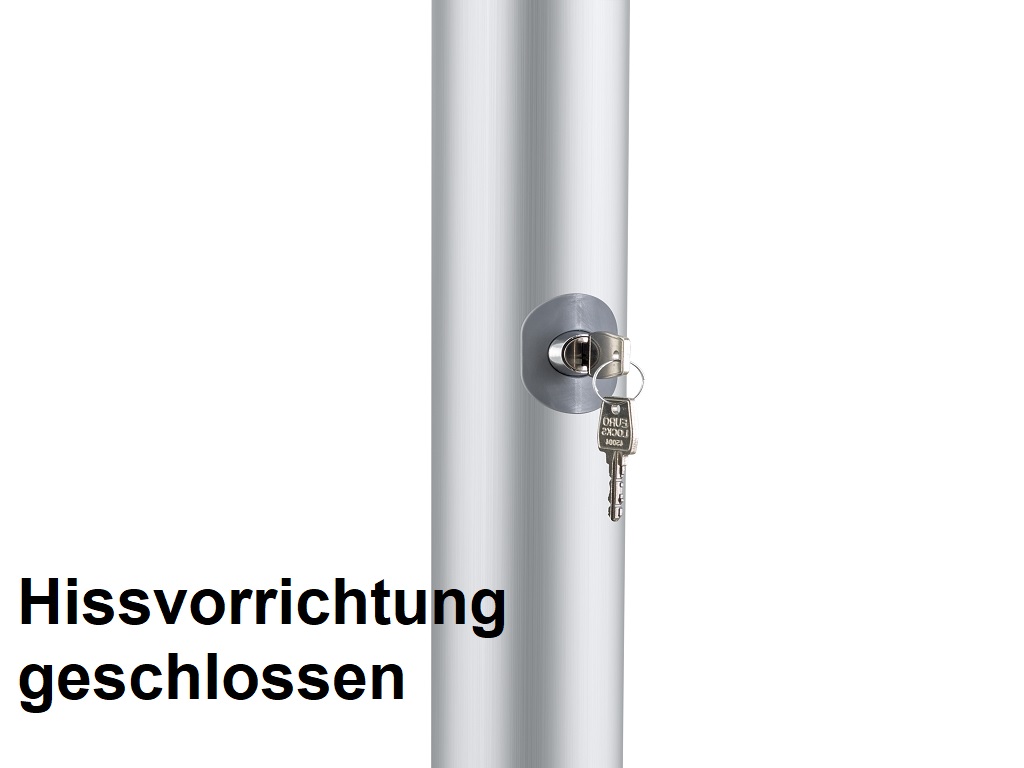 Fahnenmast PIRAT, AKTION Höhe: 5 - 9 mtr