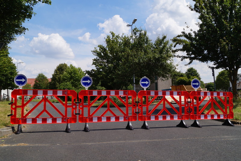 Schrankenzaun - Absperrgitter