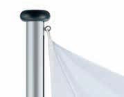 Fahnenmast Brightlight mit Beleuchtung