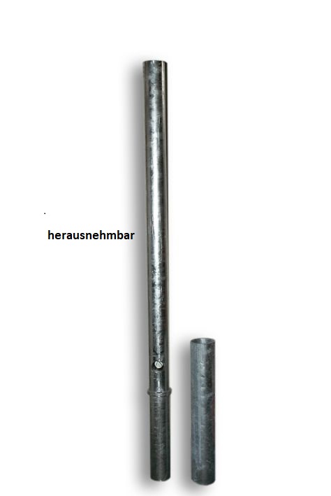 Sperrpfosten DMR. 76 mm herausnehmbar