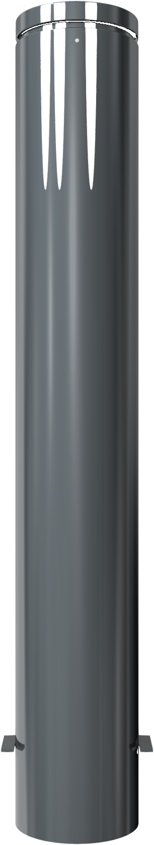 Stilpfosten DMR.193 mm. Alukopf mit Ziernut , ortsfest