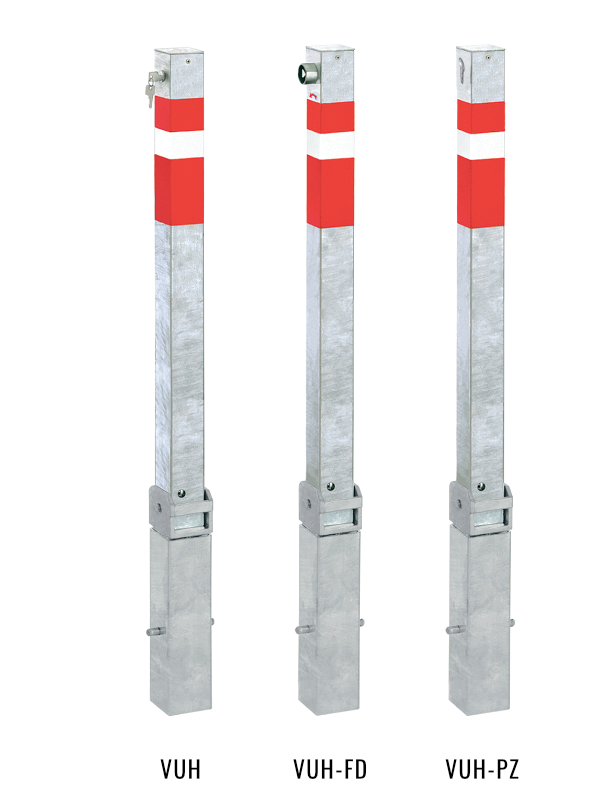 Sperrpfosten umlegbar+herausnehmbar