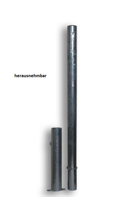 Sperrpfosten DMR. 76 mm herausnehmbar