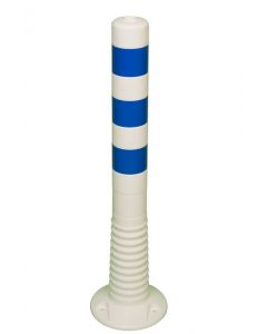 Flexipfosten weiß-blau