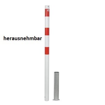 Sperrpfosten DMR. 60 mm, herausnehmbar