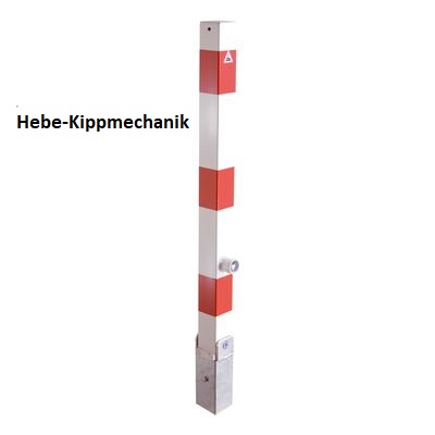 Sperrpfosten VKT  70x70 mm Hebe-Kippmechanik