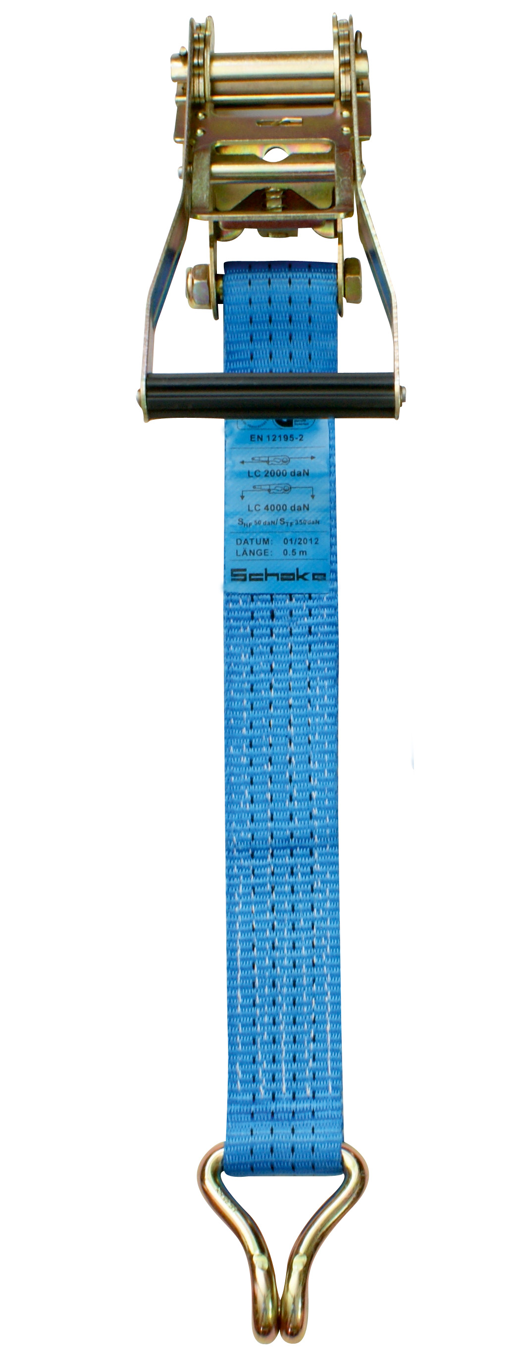 Zurrgurt 2-teilig. mit Langhebel Ratsche 2000/4000 daN, 8er Pack