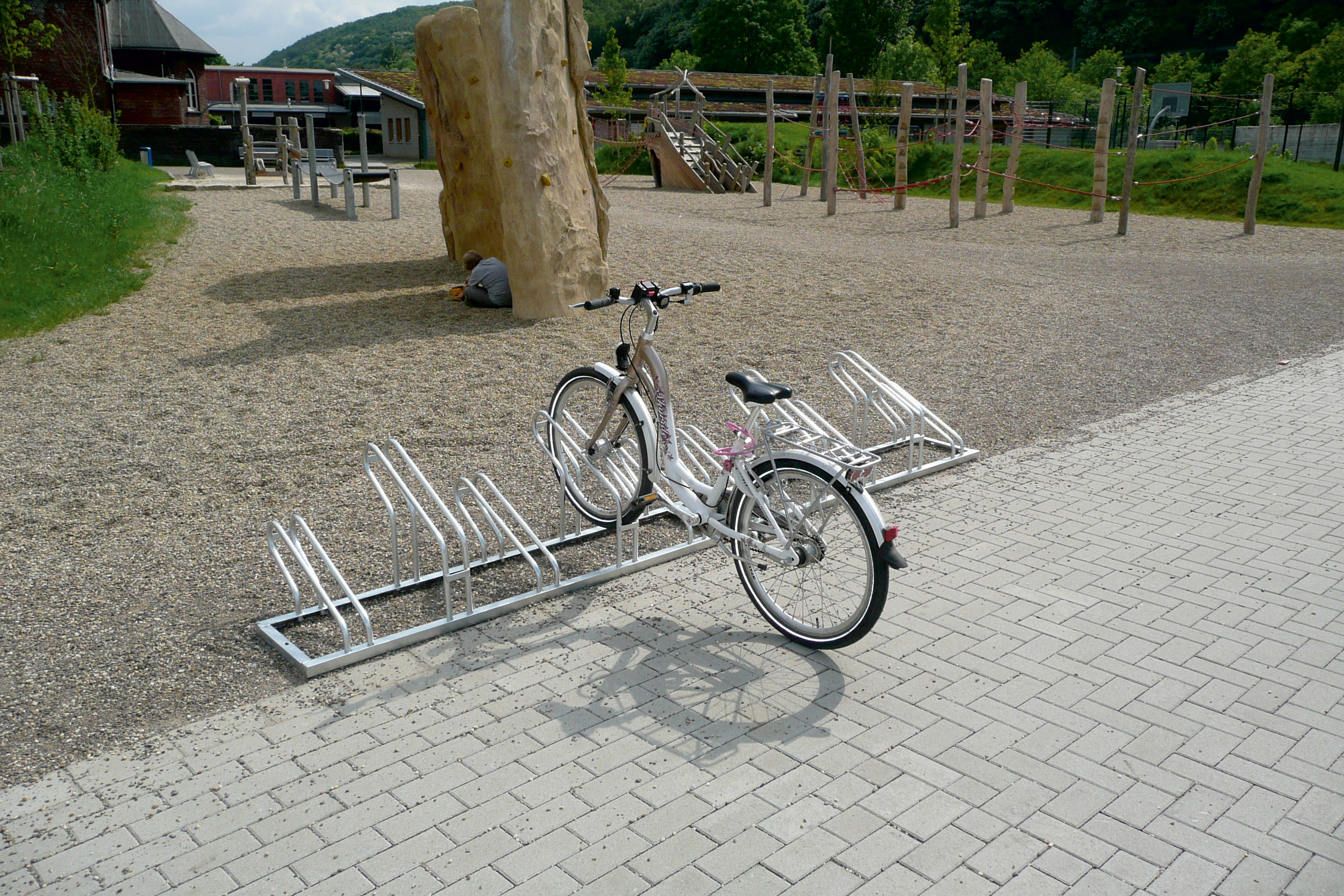 Fahrradständer Bügelparker einseitig