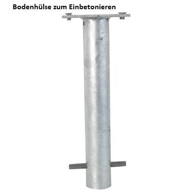 Sperrpfosten VKT 70x70 mm umlegbar