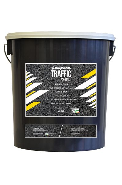Traffic Asphalt, Fahrbahnreparatur schwarz