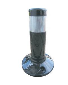 Flexipfosten schwarz-silber