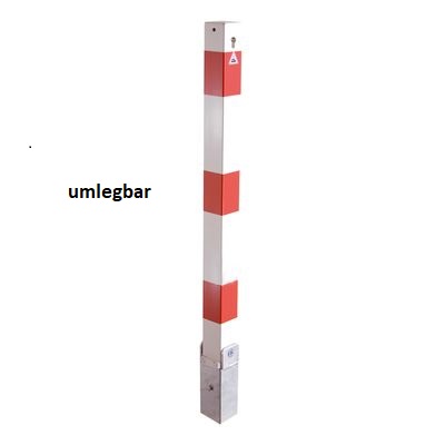 Sperrpfosten VKT  70x70 mm Hebe-Kippmechanik