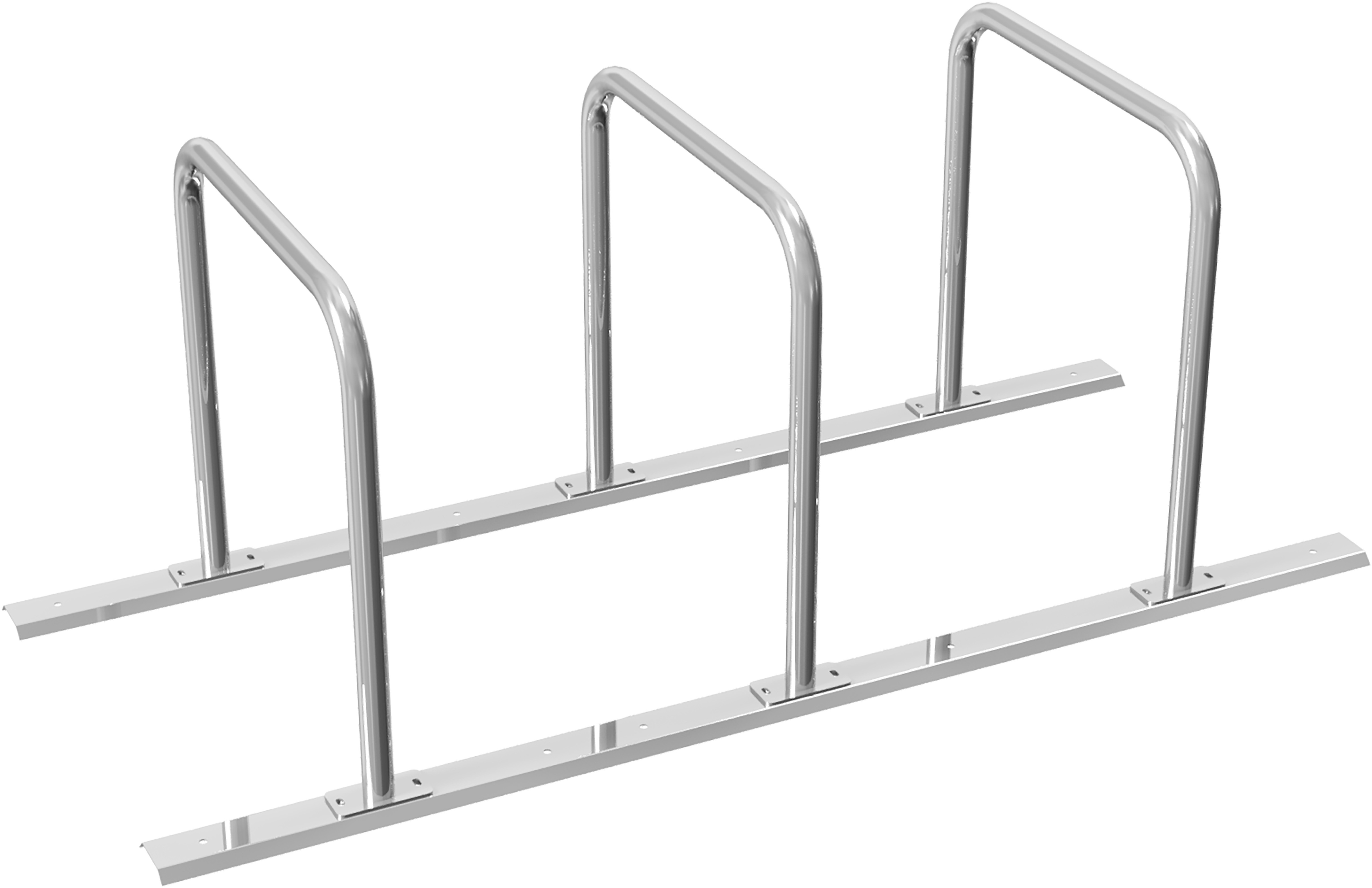 Fahrradständer als Reihenanlage DMR.48 mm