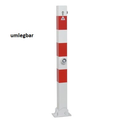 Sperrpfosten VKT 70x70 mm umlegbar