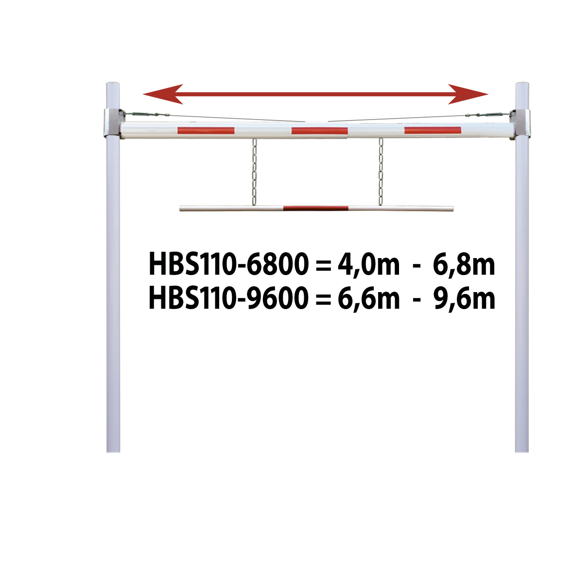 Höhenbegrenzer variabel bis 9,6 mtr.