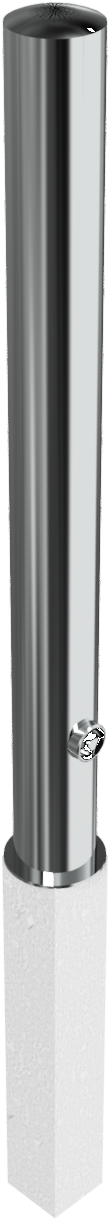 Edelstahlpoller DMR. 102 mm herausnehmbar