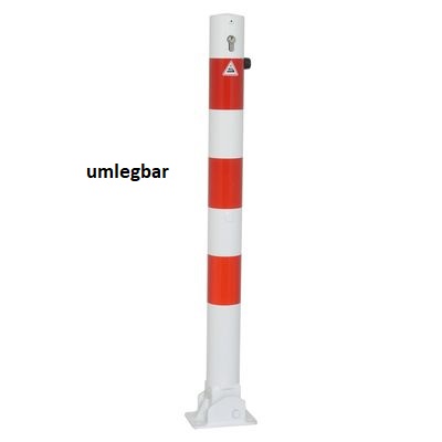 Sperrpfosten DM.R 60 mm, umlegbar