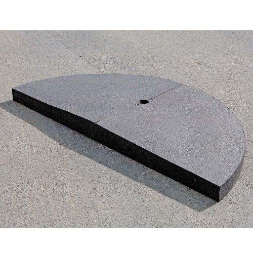 Verkehrsinsel Komplett-Set, mit Warnsäule und Verkehrszeichen, Breite 1600 oder 2000 mm