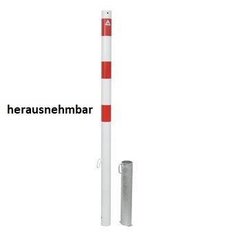 Sperrpfosten DMR. 60 mm, herausnehmbar