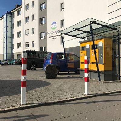 Sperrpfosten  VKT 100 x 100mm herausnehmbar