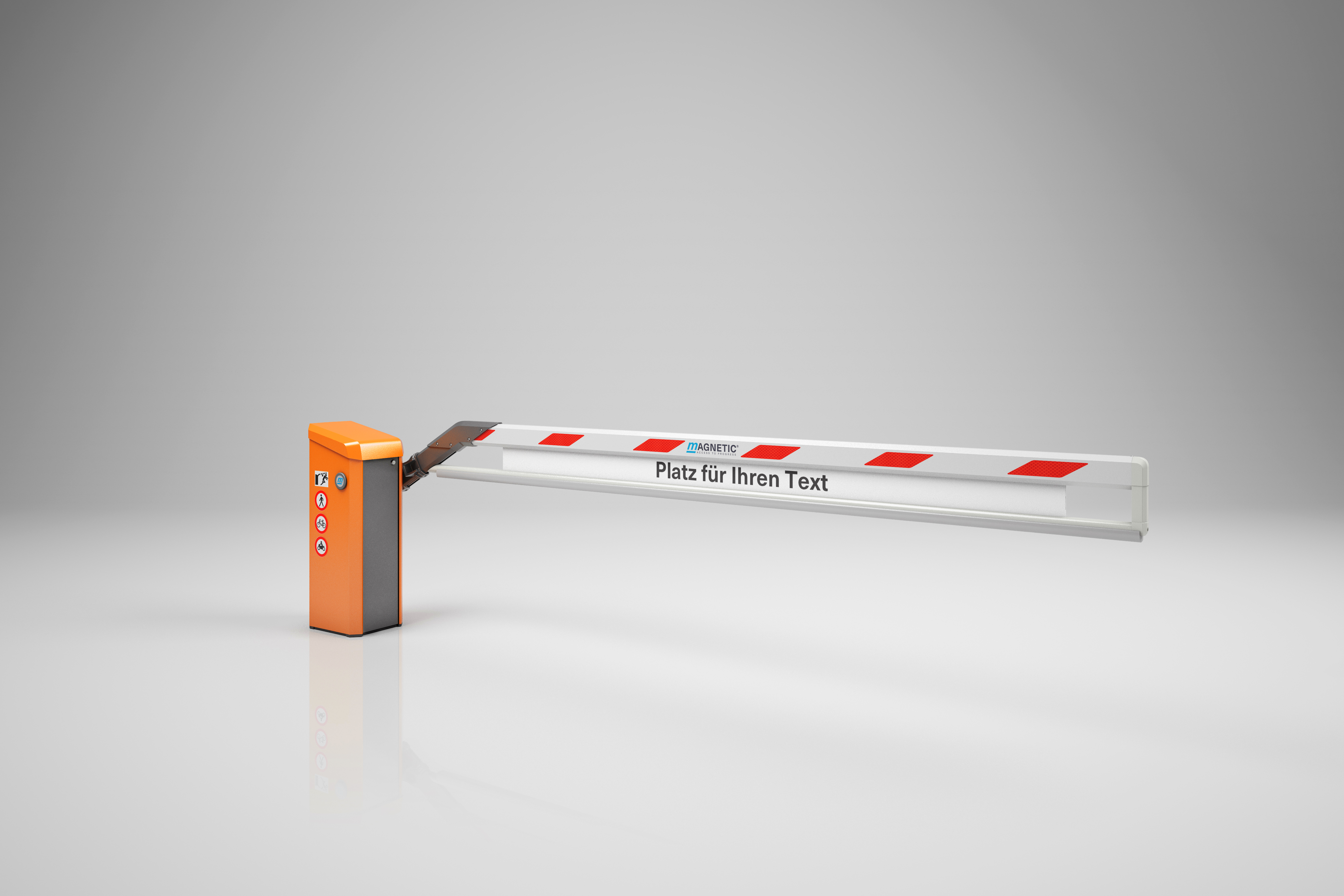 Inlay Schild zurm Erweiterungsset VarioBoom zur Montage eines Schildes