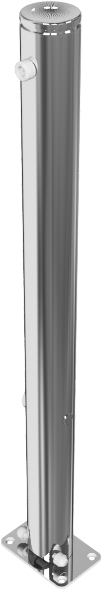 Edelstahlpoller DMR.76mm. umlegbar