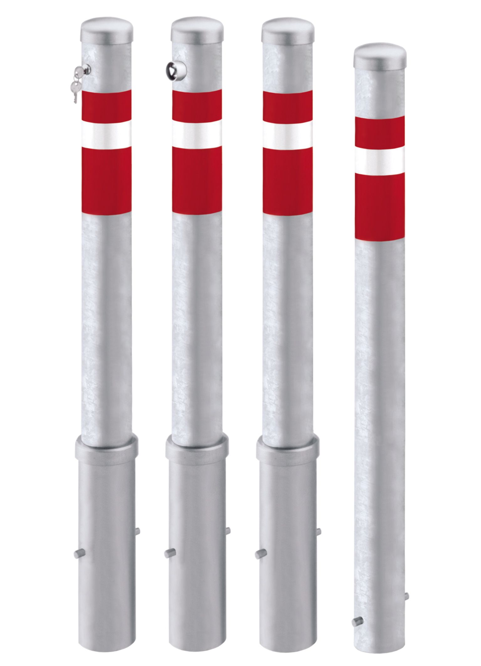 Absperrpfosten DMR 102 mm, sehr massive Ausführung !