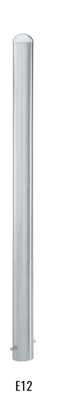 Edelstahlpoller DMR.76 mm mit Halbrundkopf ortsfest