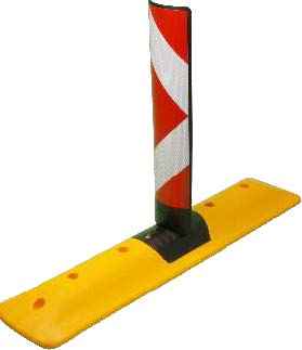 Leitschwelle mit Sichtzeichen