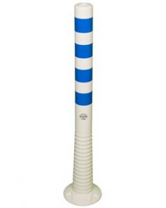 Flexipfosten weiß-blau
