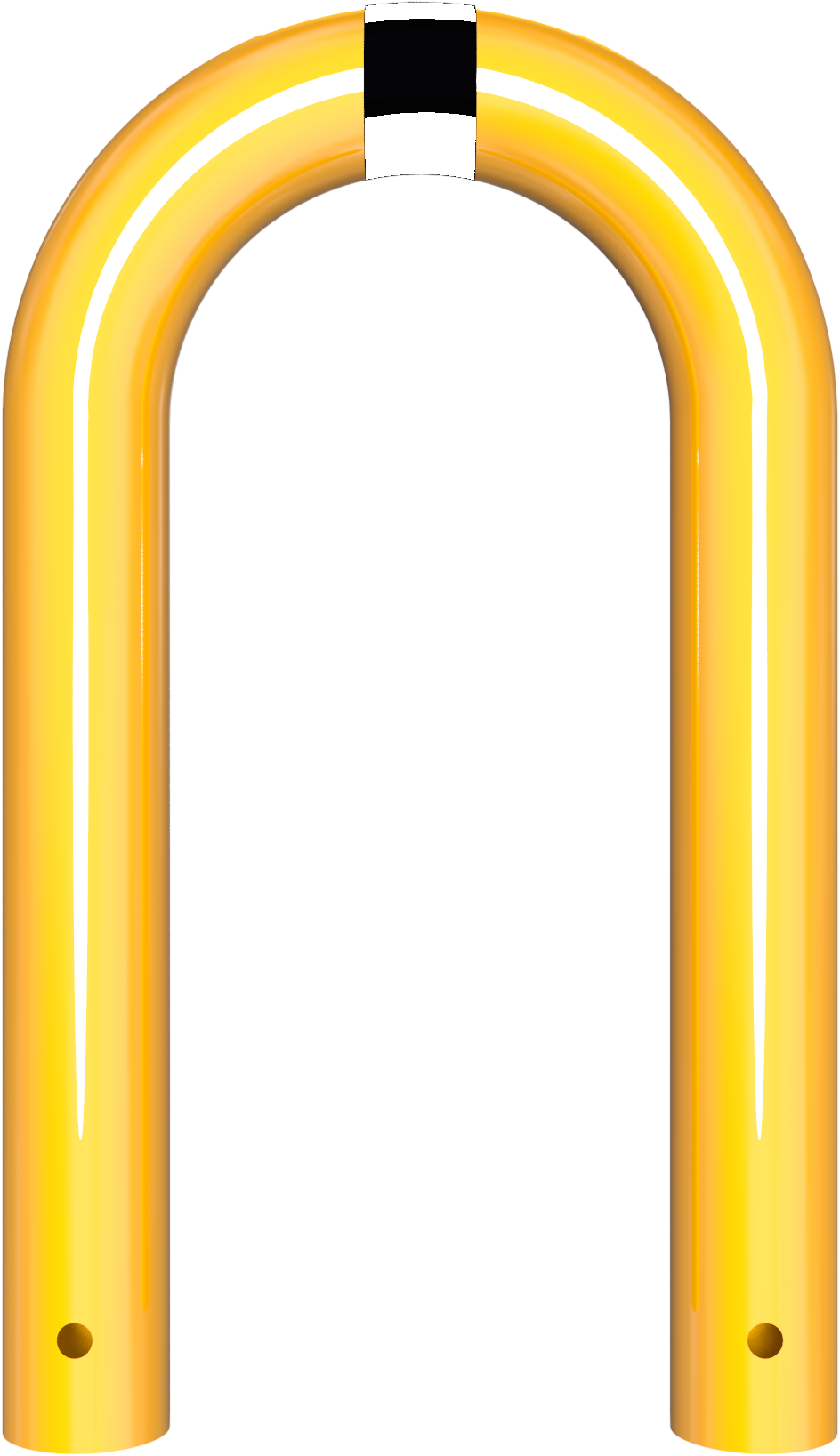 Rammschutzbügel DMR 76 mm gelb/schwarz